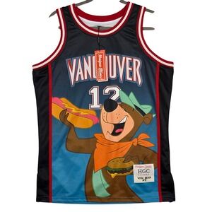 Headgear Classics Basketball Jersey Men Medium Vancouver Yogi Bear Number 12 New